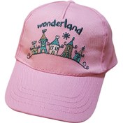 Resim Kitti Kız Bebek 1-3 Yaş Yazlık Siperli Wonderland Pamuklu Şapka 48 Cm 