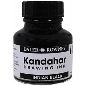 Resim Daler Rowney Kandahar Ink Siyah Çini Mürekkebi 28 Ml. 
