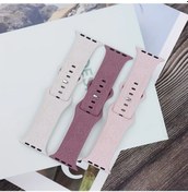 Resim Gateesat Kadınlar İçin Pembe Kaktüs Desenli 38 40 41 Mm İwatch Kayışı Yumuşak Bileklik 