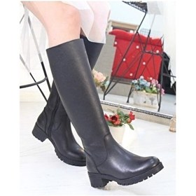 Resim 26900 Bayan Postal Çizme Sıyah Siyah 