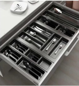 Resim Eco Lüx Modül Kaşıklık Antrasit 55x49 Cm Royaleks-acero-20354 Asorti 