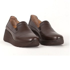 Resim Kahverengi Dericlub 44206 Gerçek Deri Kadın Casual Ayakkabı Kahverengi 