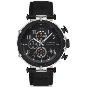 Resim Navimarine Nvm34-j2j Erkek Kol Saati Gümüş - Siyah 