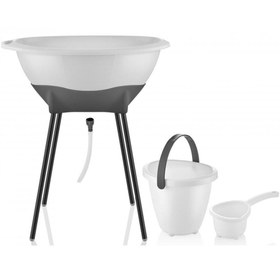 Resim Babyjem Elegant Banyo Küvet Seti Beyaz - Beyaz / STD 