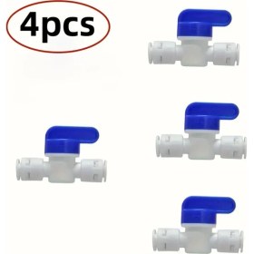 Resim Gateesat 4 Adet Plastik Su Arıtma Sistemleri İçin Evrensel Vana 