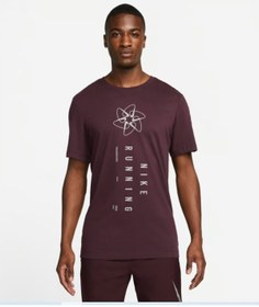 Resim Nike Dri-fit Run Division Standart Kesim Erkek Tişört 
