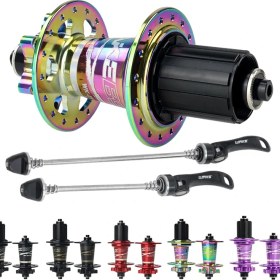 Resim Wake Rainbow Yüksek Sesli Ön Arka Göbek Seti 32 Delik Oilslick Qr 12157 