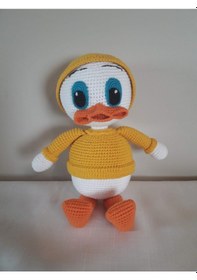 Resim Amigurumi Sevimli Ördek Oyuncak 