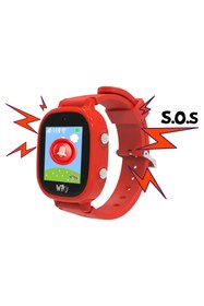 Resim Wiky Watch 5E Akıllı Çocuk Saati - Görüntülü Arama, Gps, Sos, Güvenli Alan, Anlık Konum (eSim) - Kırmızı 