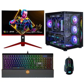 Resim DRx4346 Intel Core i5 13600KF 27" 64 GB RAM 1 TB M.2 NVMe SSD 8 GB RTX3060 Ti Curved FreeDOS Oyun Bilgisayarı 