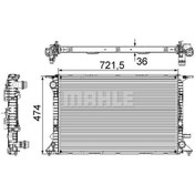 Resim BEHR MAHLE CR911000S (8MK376745-644) Su Radyatoru-Duz Vites (Audi A4 / A5 / A6 / Q5) 8K0121251H 8MK376745644 (WK659162) 