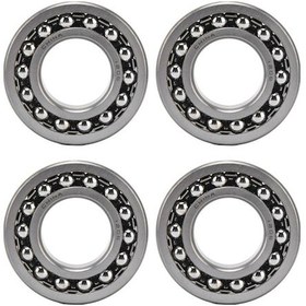 Resim Fortunelane 1206 Modeli 4'lü Top Paspası Seti - Hızlı Dönüş, Az Gürültü, Otomatik Hizalama, Çift Sıralı Metal Paspalar - Geniş Ku 