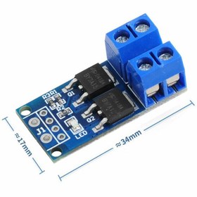 Resim Genel Markalar 15a 400w Pwm Kontrollü Mosfet Anahtarlama Kartı Motor Led Selonoi 
