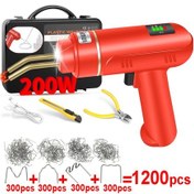 Resim 200w Akülü Plastik Kaynakçı Plastik Kaynak Kiti, 4 Tip Sıcak 1 Adet 