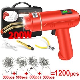 Resim 200w Akülü Plastik Kaynakçı Plastik Kaynak Kiti, 4 Tip Sıcak 1 Adet 