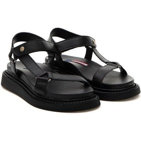 Resim U.S. Polo Assn. Kadın Siyah Sandalet 50306274-VR046 