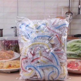 Resim 100 Çiftlik Kullanımlı Atık Gerilme Duş Kapakları, Esnek Kase Kapakları, Tencere Kapakları, Esnek Gıda Sarıcılar, Mutfak Depolama Organizatörleri, Ev Mutfak Aletleri, Alkol Yok, Güç Kaynağı Yok, Piller Yok. 