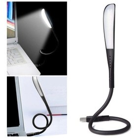 Resim Kompakt Usb Siyah 14 Ledli 3 Kademeli Dokunmatik Okuma Lambası 