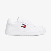 Resim Tommy Hilfiger Tommy Jeans Retro Basket Ess Kadın Beyaz Sneaker 