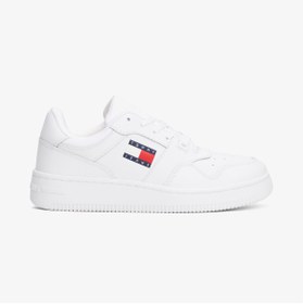 Resim Tommy Hilfiger Tommy Jeans Retro Basket Ess Kadın Beyaz Sneaker 
