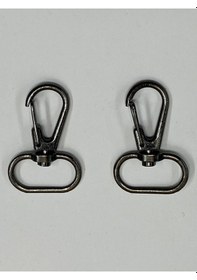 Resim Karantuhafiye Çanta Kancası / Yaylı Model/ 2 Li Set Antrasit Antrasit 