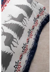 Resim Cotton Collection Kışlık Pazen Tek Kişilik Nevresim Seti Winter Renkli 