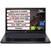 Resim Acer Nitro V NH.QNCEY.00116 i5-13420H 16 GB 512 GB SSD RTX3050 15.6"Dos FHD Dizüstü Bilgisayar 