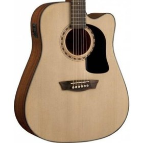 Resim Washburn AD5CE Apprentice 5 Serisi Naturel Elektro Akustik Gitar 