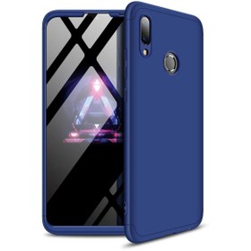 Resim Microsonic Huawei P Smart 2019 Kılıf Double Dip 360 Protective Lacivert 