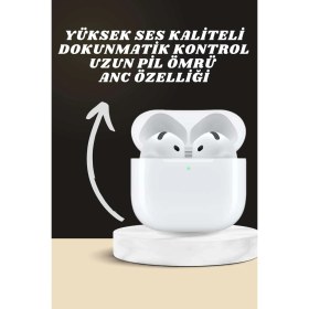 Resim Rivera Tech Rvrhb 7 Kordonlu Akıllı Saat ve Yeni Nesil Kulaklık Dokunmatik Ekran Android ve Ios Uyumlu 