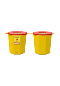 Resim Safell Tıbbi Atık Kutusu 1.3 Litre - 5 Adet - Tıbbi Atık Kovası 