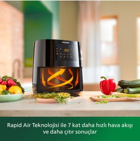Resim Philips HD9255/60 Rapid Air 5000 Serisi Airfryer - Uzaktan Bağlantılı 