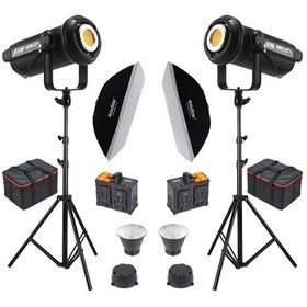 Resim GDX LV-700C-II 2'li Full Set (70x100 Softbox + 260 CM Işık Ayağı) 