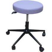 Resim Dönerli Tabure Hekim Taburesi Metal Yıldız Ayaklı 