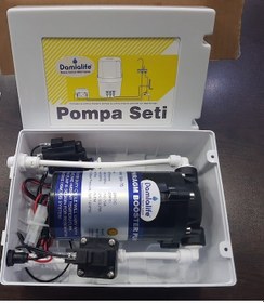 Resim Su Arıtma Cihazı Pompa Seti 75 80 100 Gpd Uyumlu 