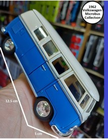Resim OYUNCAKSAHİLİ Volkswagen Çekbırak 1962 Model Lisanslı Minibüs Vosvos Bus Klasik Koleksiyon Mcrobüs 