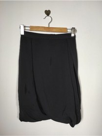 Resim Massimo Dutti Kadın Siyah Etek M 