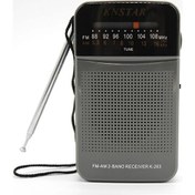 Resim Knstar K-263 Pilli Cep Radyosu 