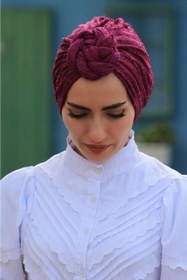 Resim Sahra Şal Dünyası Simli Tasarım Bone 