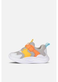 Resim Vicco Birdy Phlon Hafif Taban Cırtlı Ortapedik Çocuk Spor Ayakkabı Gri Beyaz Gri Beyaz 