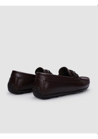 Resim Cabani %100 Hakiki Deri Kahverengi Tokalı Erkek Loafer-kahverengi Kahverengi 