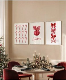 Resim Çerçevesiz Poster Yılbaşı Kutlaması 3'lü 