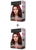 Resim Genel Markalar 2 Tüp Krem Saç Boyası Seti Ateş Kızılı No:66.46 