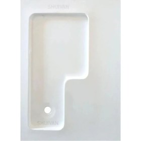 Resim Shuıvan Karavan Banyo Duş Teknesi 110X80CM - Beyaz 