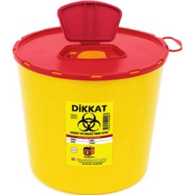 Resim Telkar 5 Adet 5 Lt Kesici ve Delici Tıbbi Enfekte Atık Kutusu 