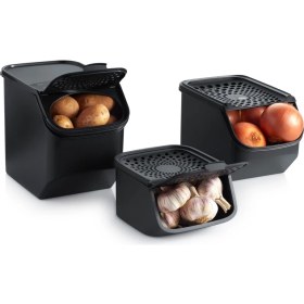 Resim Tupperware Patates Soğan Sarımsak Saklayıcı 3'lü Kiler Set 
