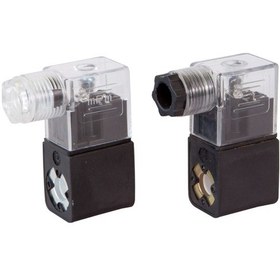 Resim Pnömatik Valf Bobini 1/8" Ve 1/4" 4V210 Valf Için (Soketli) 200Ser-2 