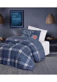 Resim Cotton Box Ranforce Genç Tek Kişilik Nevresim Takımı Given Gri 