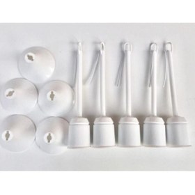 Resim ÇEBİ PLASTİK Duylu Tij Ampul Yuvası 5 Adet 