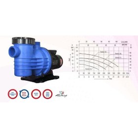 Resim Powerpool 1,50 Hp Florıda Monofaze Pompa Termometre Hediyeli 